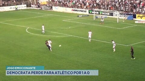 Democrata perde para Atlético Mineiro por 1 a 0 Democrata