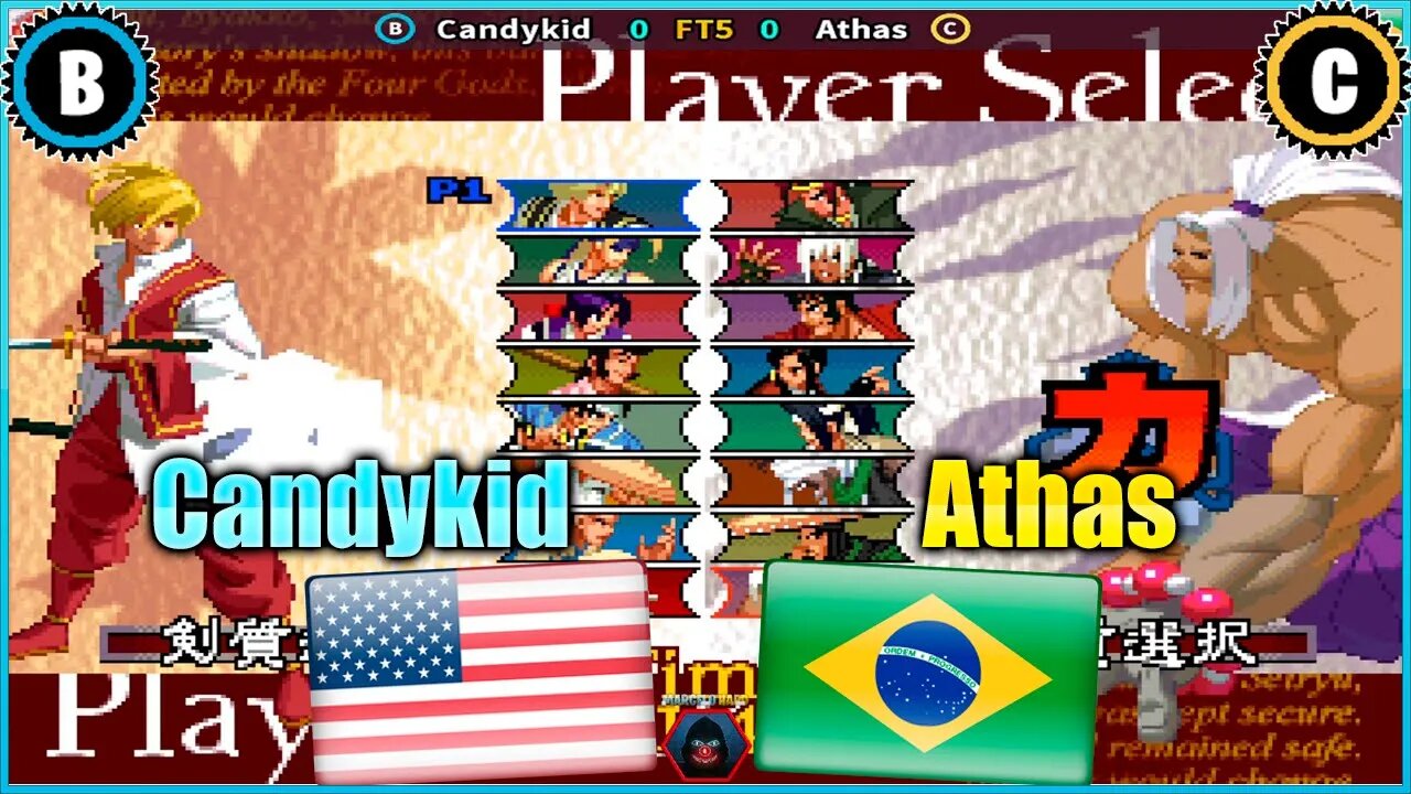 The Last Blade 2 (Candykid Vs. Athas) [U.S.A. Vs. Brazil]