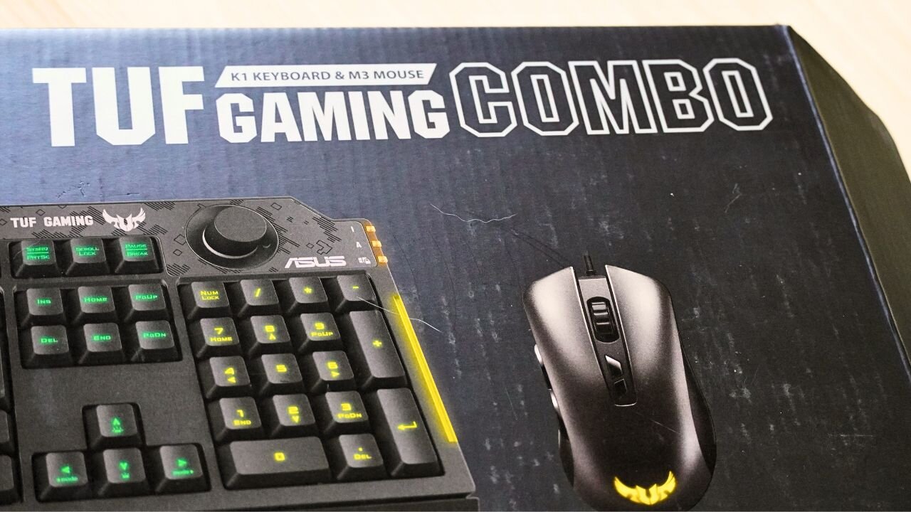 Asus TUF gaming combo k1 and m3 RGB Unboxing