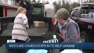 Westlake church and police department step in to help Ukraine