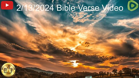 2/13/2023 Bible Verse Video