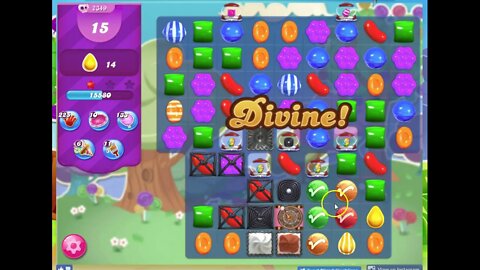 Candy Crush Level 2349 Audio Talkthrough, 3 Stars 0 Boosters