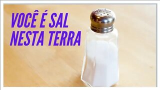 VOCÊ É SAL NESTA TERRA. LEGENDAS