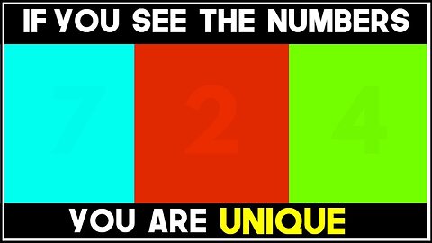 WHAT NUMBER DO YOU SEE_ - 98% FAIL _ Eye Test-