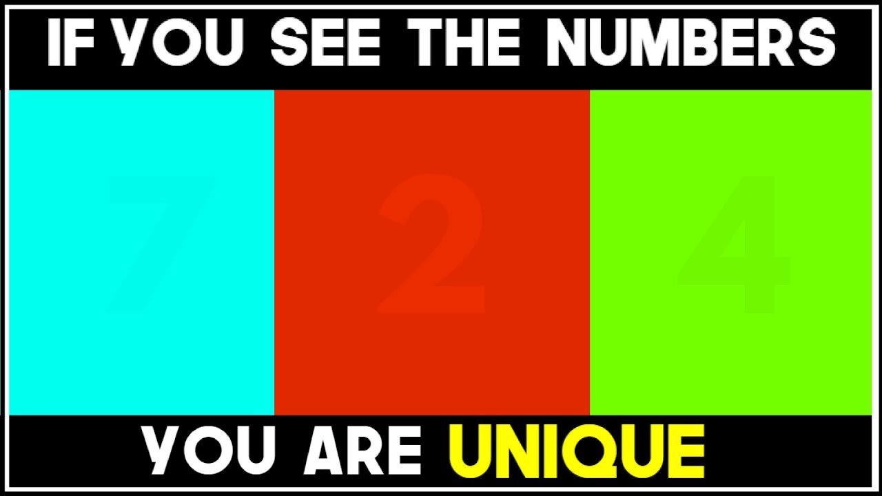 WHAT NUMBER DO YOU SEE_ - 98% FAIL _ Eye Test-