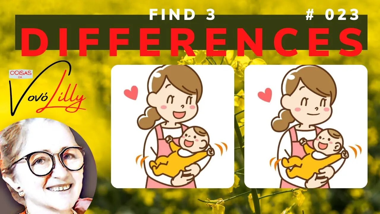 FIND THE THREE DIFFERENCES | # 023 | EXERCISE YOUR MEMORY