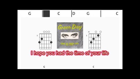 Green Day - Good Riddance - (Chords & Lyrics like a Karaoke)