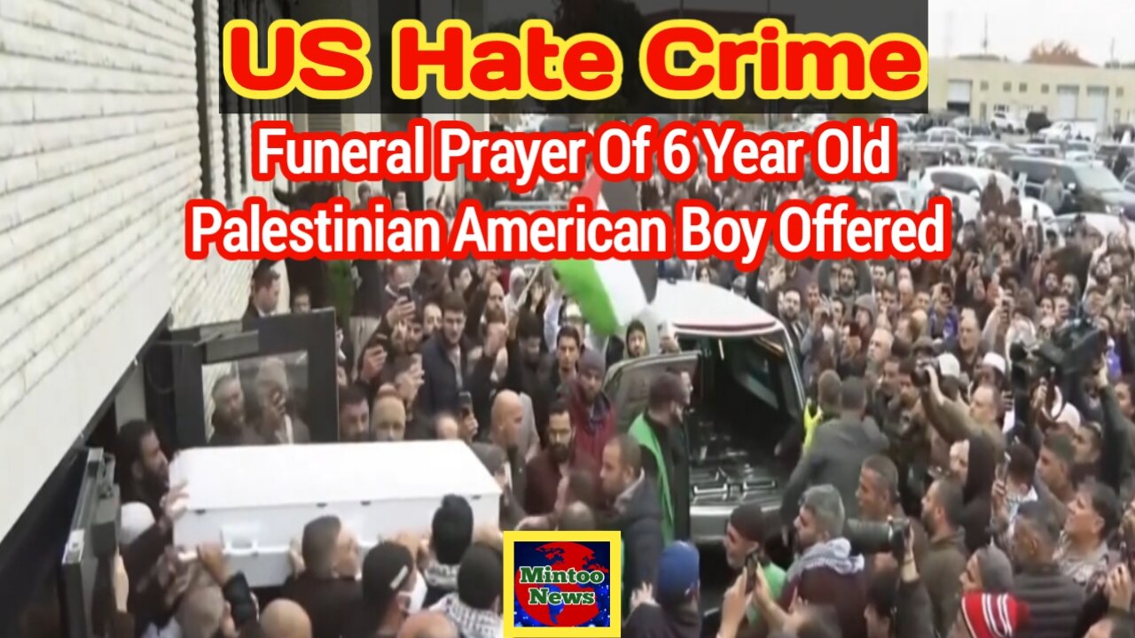Funeral prayer of 6 year old Palestinian American boy killed in hate crime offered