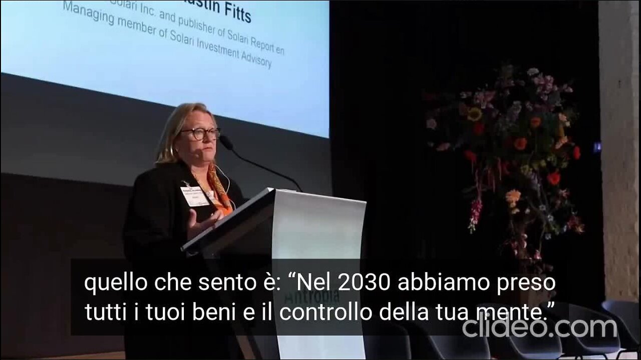 Catherine Austin Fitts: affrontare l'incombente "Grande reset finanziario"