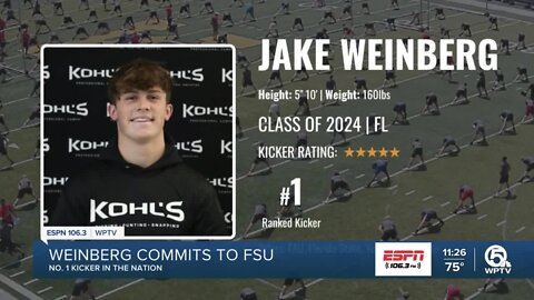 No. 1 kicker in the nation commits to dream school