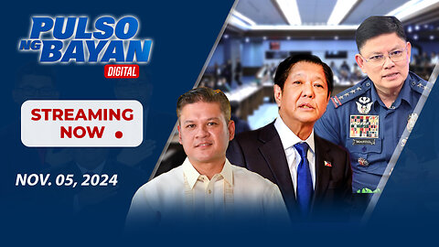 LIVE | Pulso ng Bayan with Admar Vilando at Jade Calabroso | Nov. 05, 2024