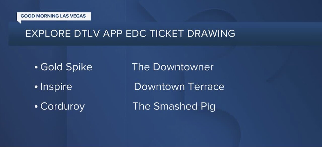 Enter to win EDC tickets on app