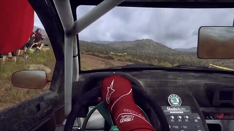 DiRT Rally 2 - Fabia Trudges Through Acantilados y Rocas