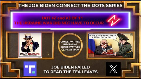 JOE BIDEN CONNECT THE DOTS SERIES #2 and #3