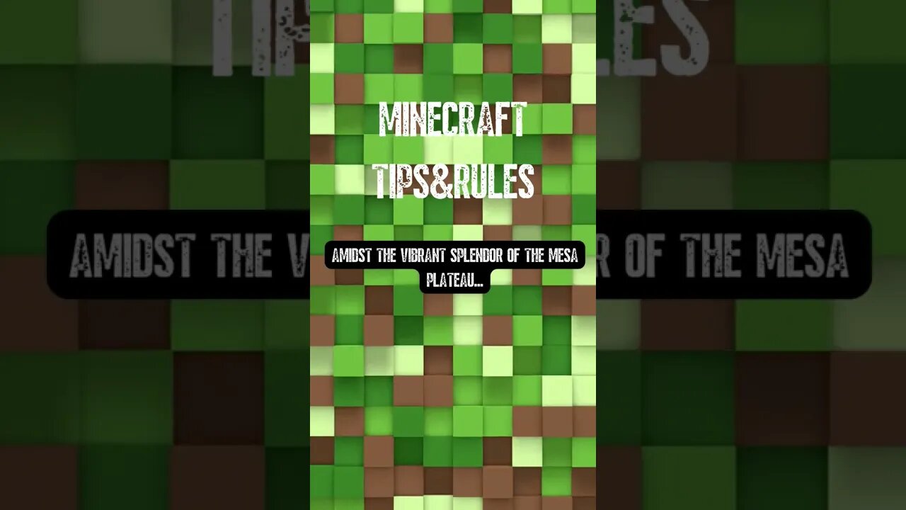 Minecraft Tips and Rules | EP 15 | #shorts #minecraft #short #tips #shortsminecraft