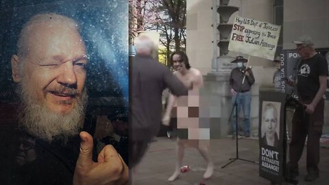 Julian Assange Rally In D.C. Crashed By Protester Attempting To Light Himself On Fire