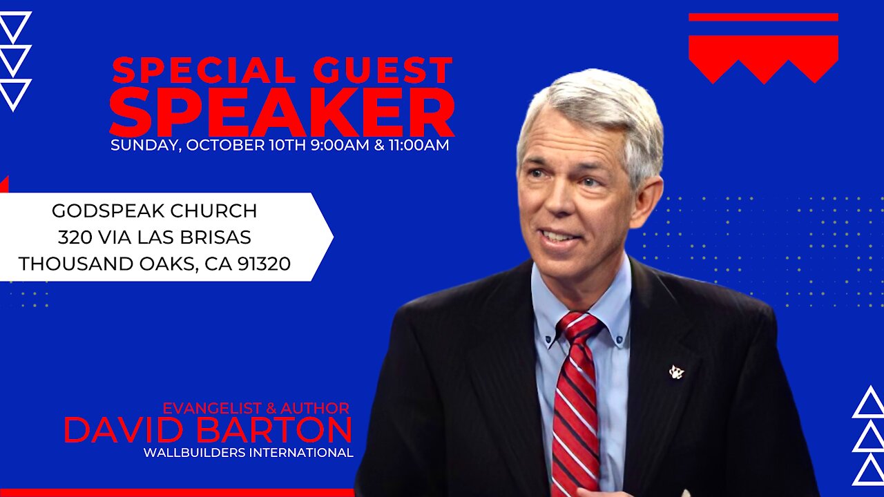 (Interview) Special Guest David Barton - Upcoming In Person Event!