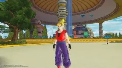 DRAGON BALL XENOVERSE 2 Zara Trains With Piccolo