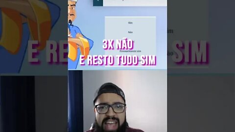 Respondi 3 não’s e o resto tudo sim, pra ver o que Akinator acha