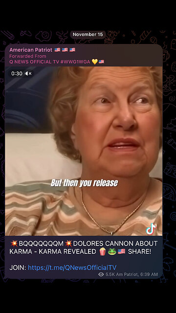 💥BQQQQQQQM💥DOLORES CANNON ABOUT KARMA - KARMA REVEALED 🍿🐸