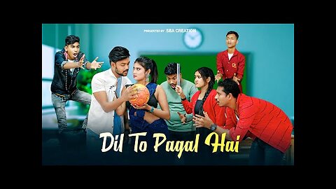 Dil To Pagal Hai | Cute School Love Story | New Hindi Song