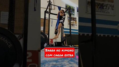 Barra no Kimono com carga extra