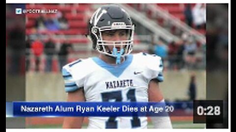 Football Player Ryan Keeler (20) has died...