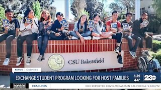 Kern's Kindness: Student exchange program looking for host families