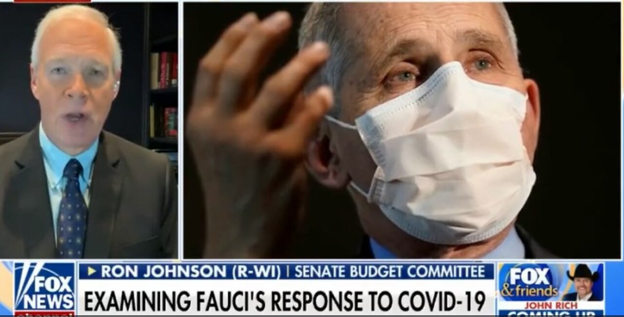 Sen. Ron Johnson: Our children have been FORCED to Wear Masks for 2 yrs