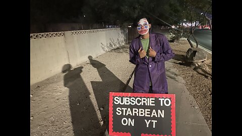 Moron attempts getting clout by sign spinning.