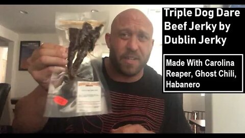 Double Dog Dare Carolina Reaper Dublin Beef Jerky Challenge - Ryback TV