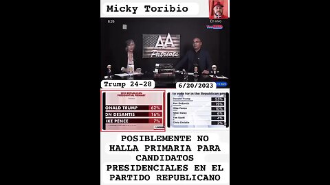 PARTIDO REPUBLICANO PODIBLEMENTE NO VALLA A PRIMERA PRESIDENCIALES