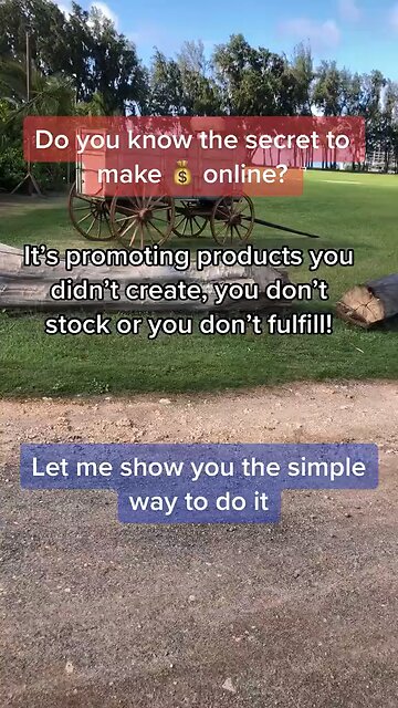 Do you know the secret of making money online?