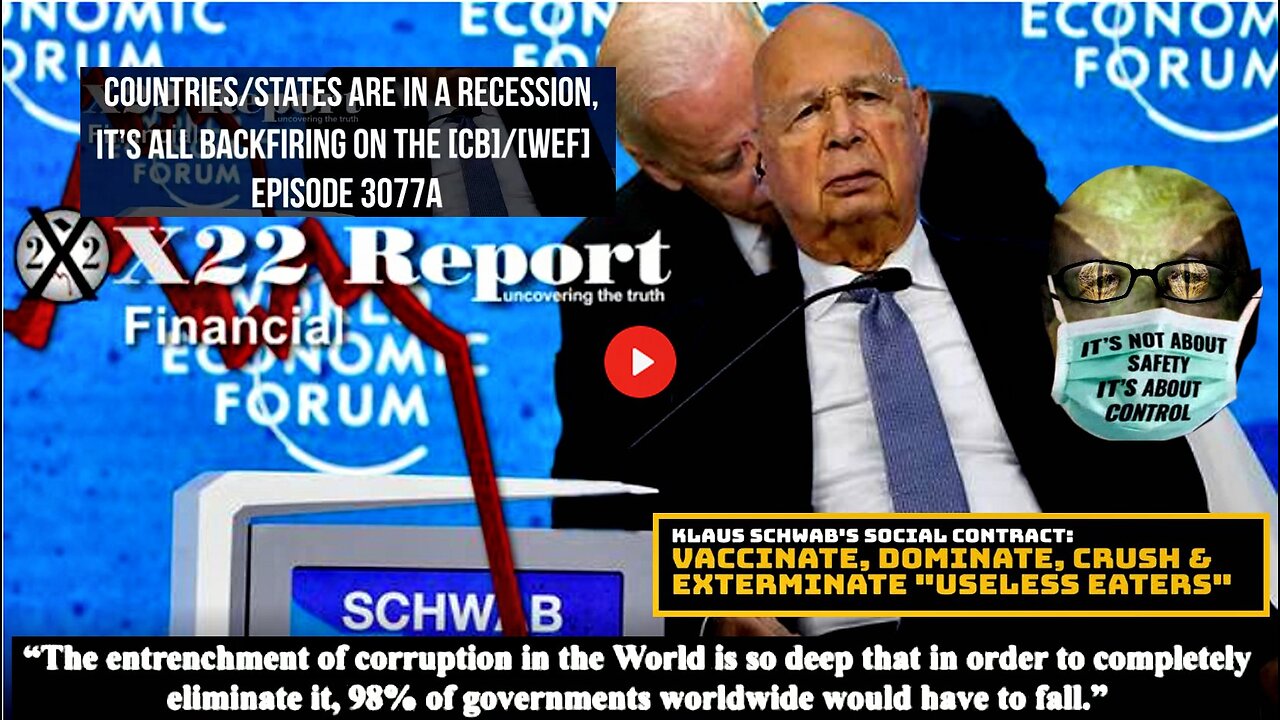 Ep. 3077a - Countries/States Are In A Recession, It’s All Backfiring On The [CB]/[WEF]
