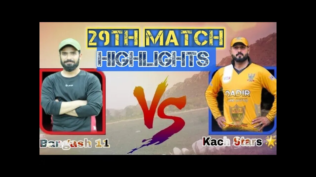 Highlights || Kach Star VS Bangash 11 Match 29 RSL Ramzan Super League #cricketmela #AK-47