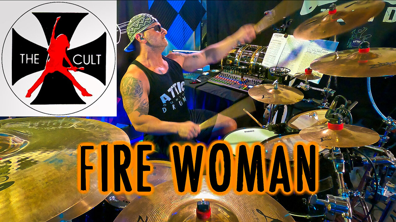 The Cult - Fire Woman - Drum Cover