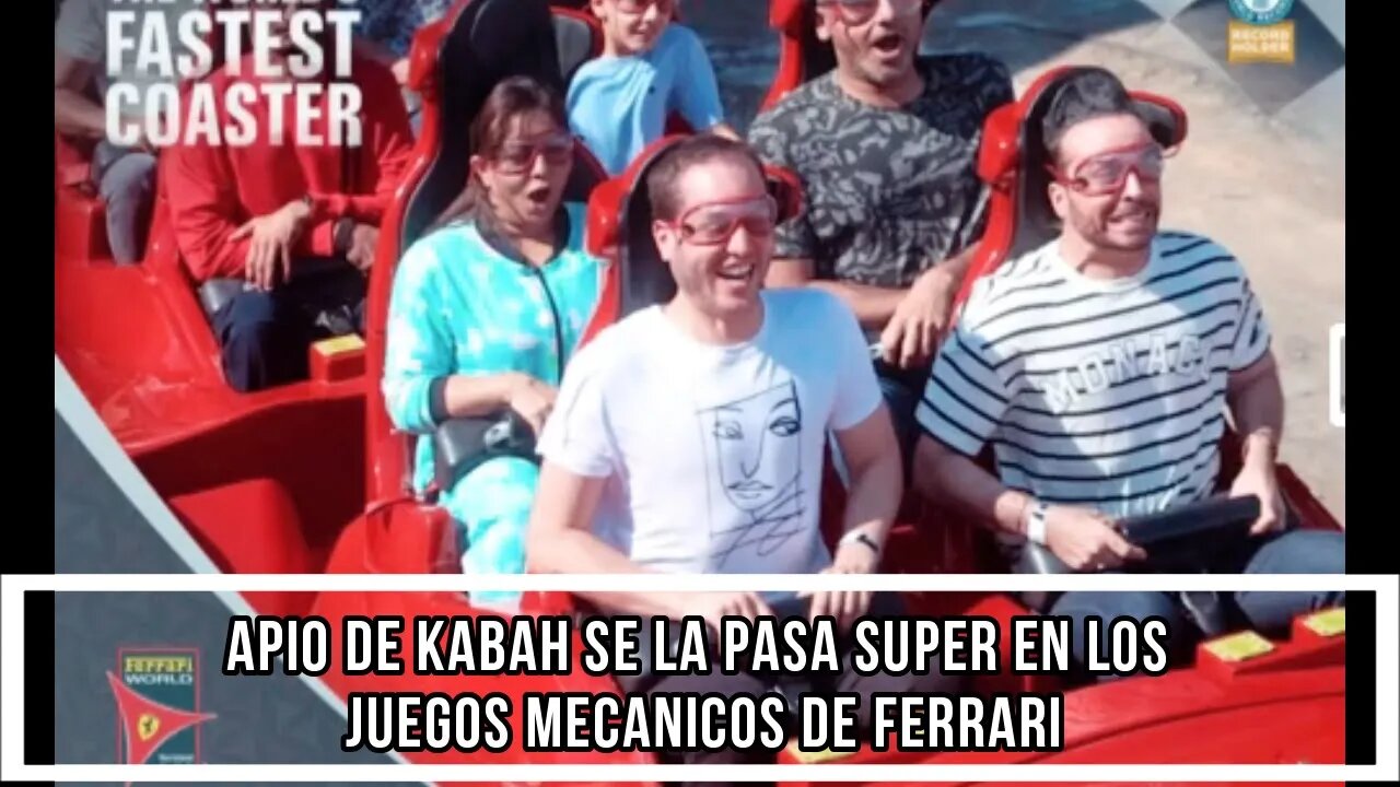 APIO DE KABAH SE LA PASA SUPER EN LOS JUEGOS MECANICOS DE FERRARI