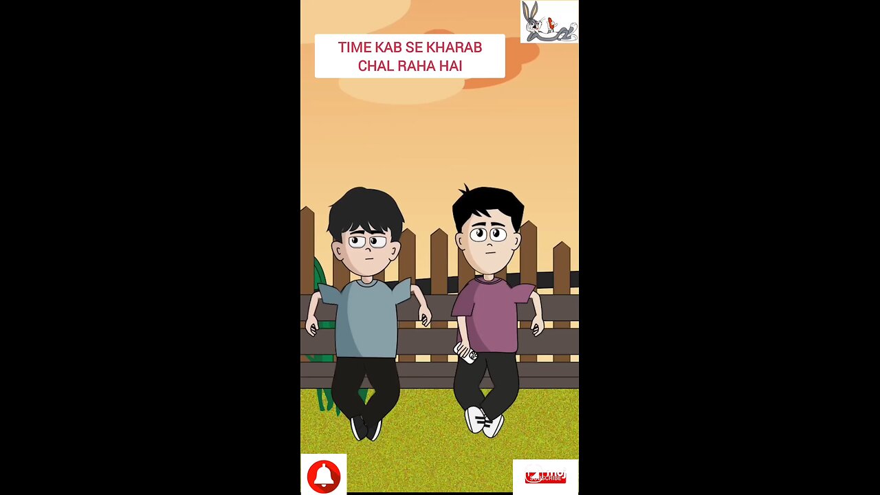 time kab se kharab chal raha hai#funny clip#comedyvideo#funnyvideo#friends story #do dosto ki khani