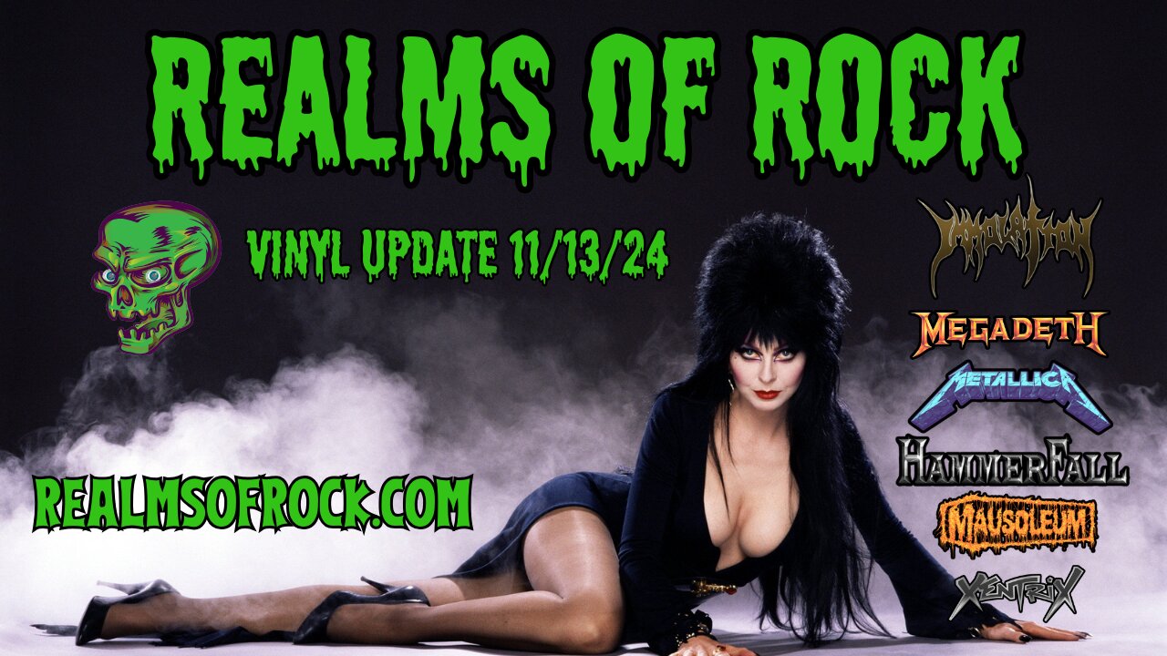 Realms Of Rock Store Update 11/13/24: Immolation, Mausoleum, Hammerfall, Megadeth, Metallica