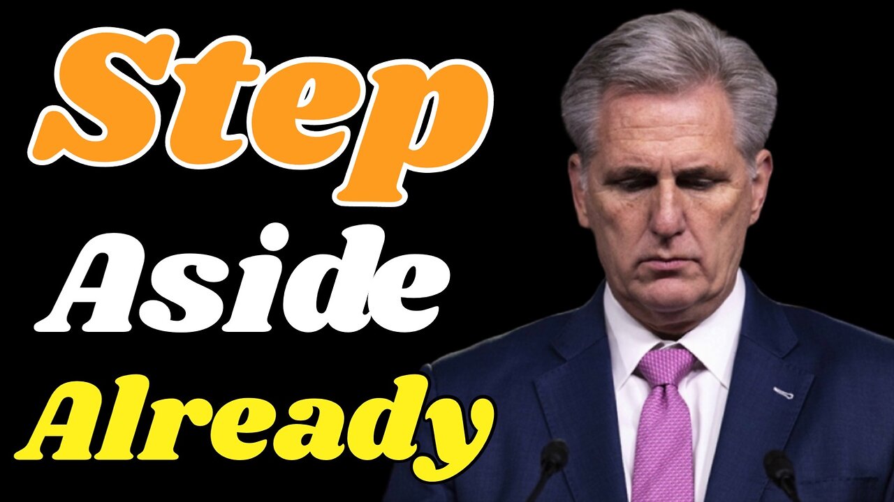 McCarthy should step aside