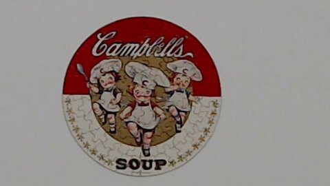 Campbell's Soup Jigsaw Puzzle Time Lapse