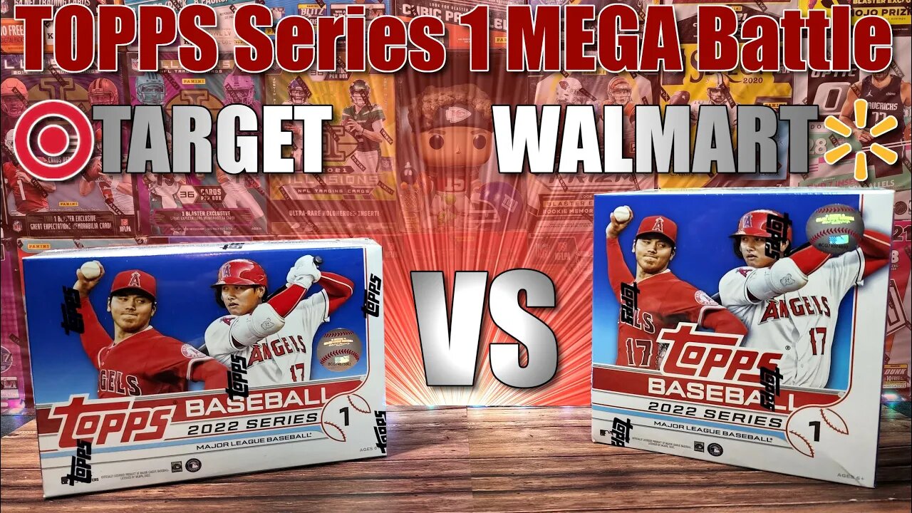 TARGET vs WALMART | 2022 Topps Series 1 Mega Box Battle