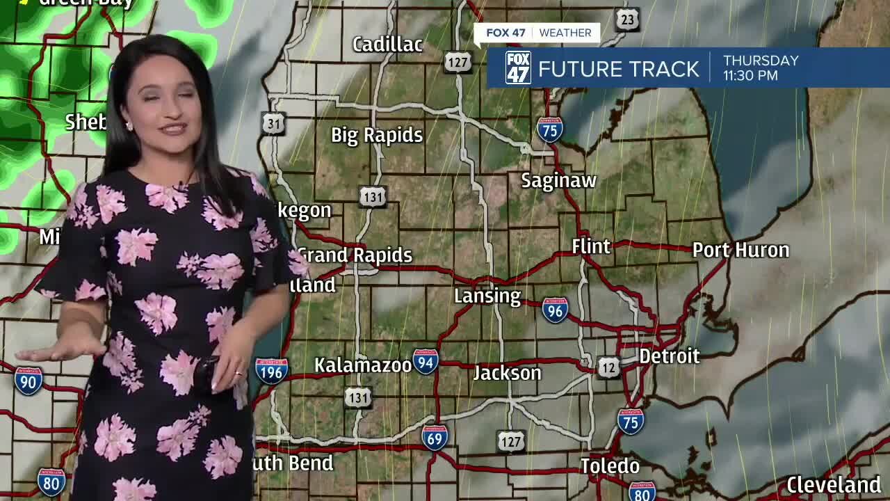 Today's Forecast: Well above average temperatures and partly cloudy