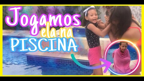 DESAFIO da PISCINA A TROLAGEM 🤪 trolamos a Bianca ! 3 irmãs demais