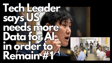 Tech leaders DEMAND we collect MORE data for AI!