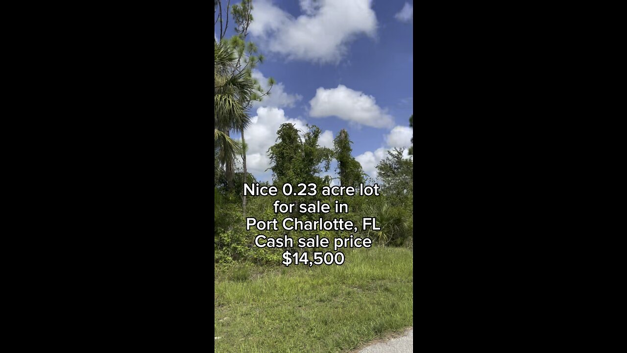 Wholesale deal. 0.23 acres for sale in Florida.