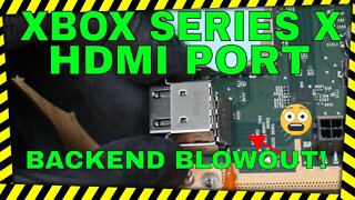 Xbox Series X HDMI Repair ⚠ Back End Blown Out ⚠