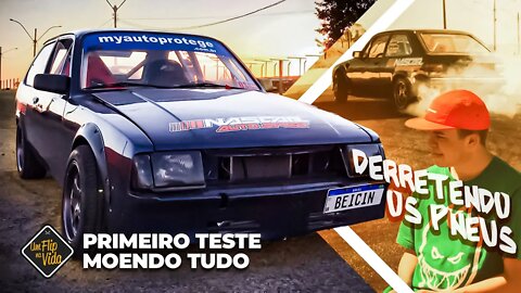 LUANZINHO FRITOU O CHEVETTE DRIFT NA PISTA DE ARRANCADA