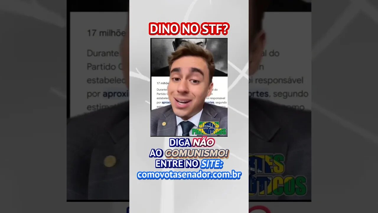 Nem Nikolas nem ninguém de direita quer Dino no STF