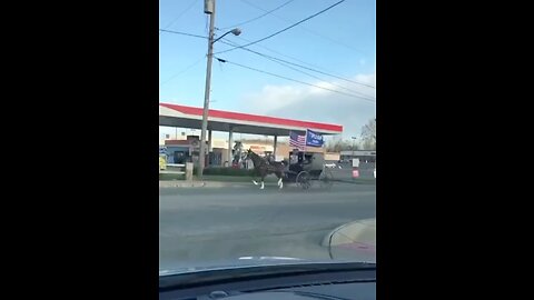 Amish people hold there own rally for president Donald trump